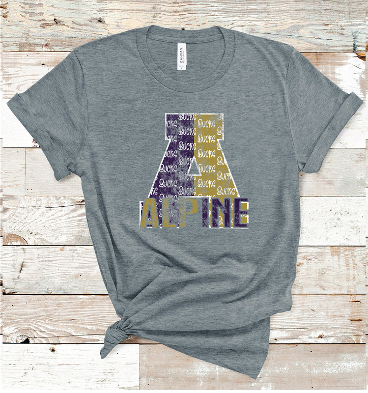 2024 ALPINE BUCKS LETTER (DARK GRAY)