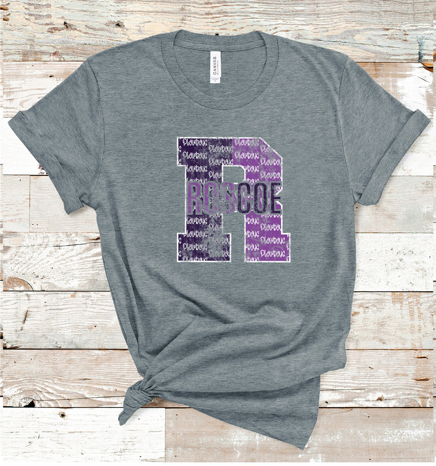 2024 ROSCOE PLOWBOYS LETTER (DARK GRAY)