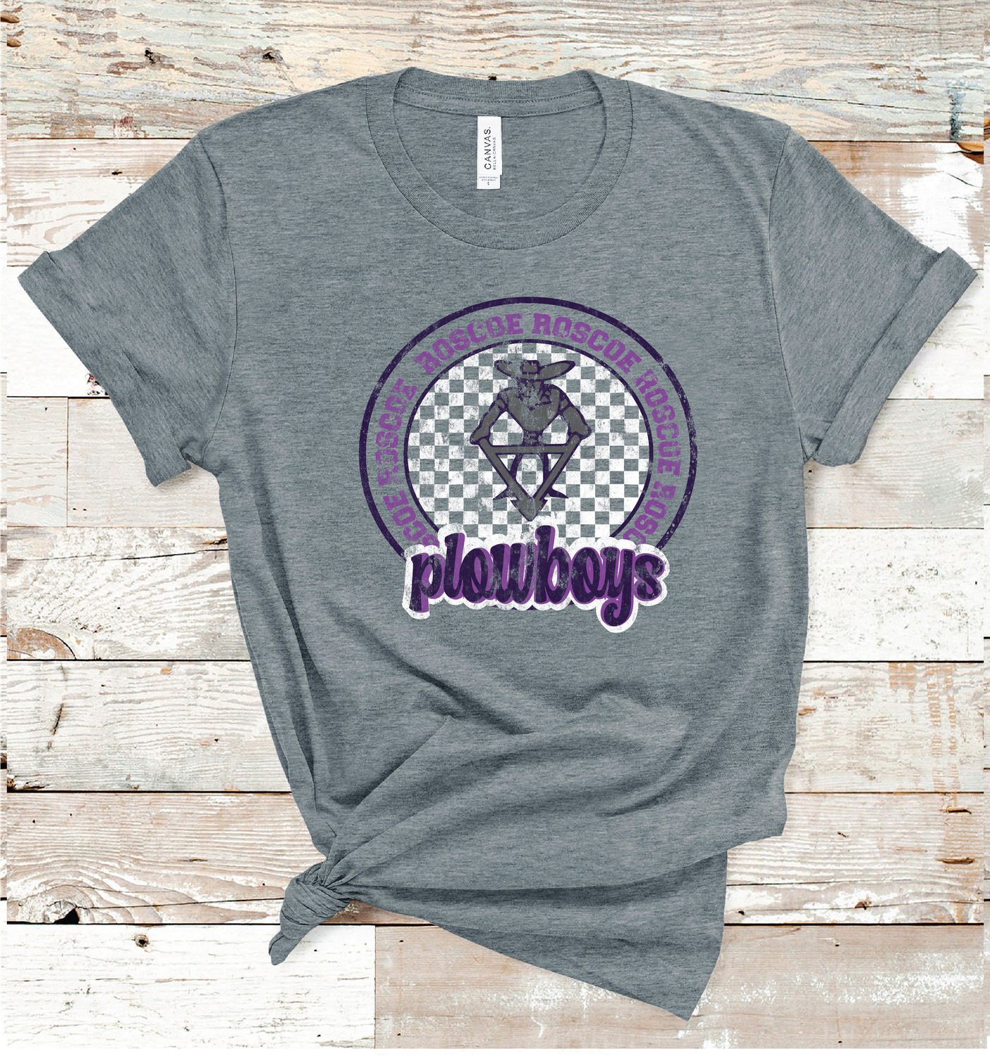 2024 ROSCOE CHECKERED CIRCLE (DARK GRAY)