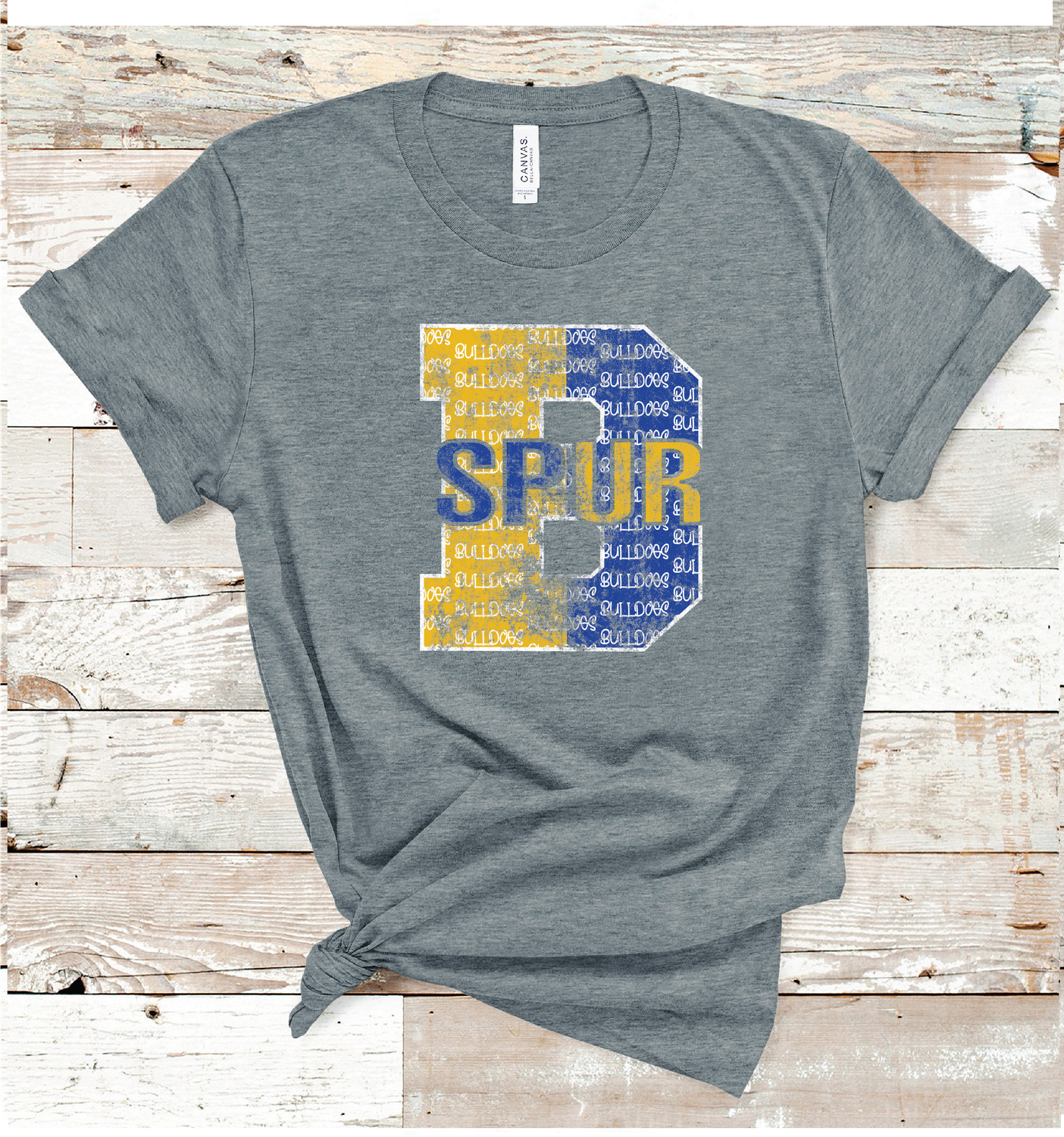 2024 SPUR BULLDOGS LETTER  ( DARK GRAY)