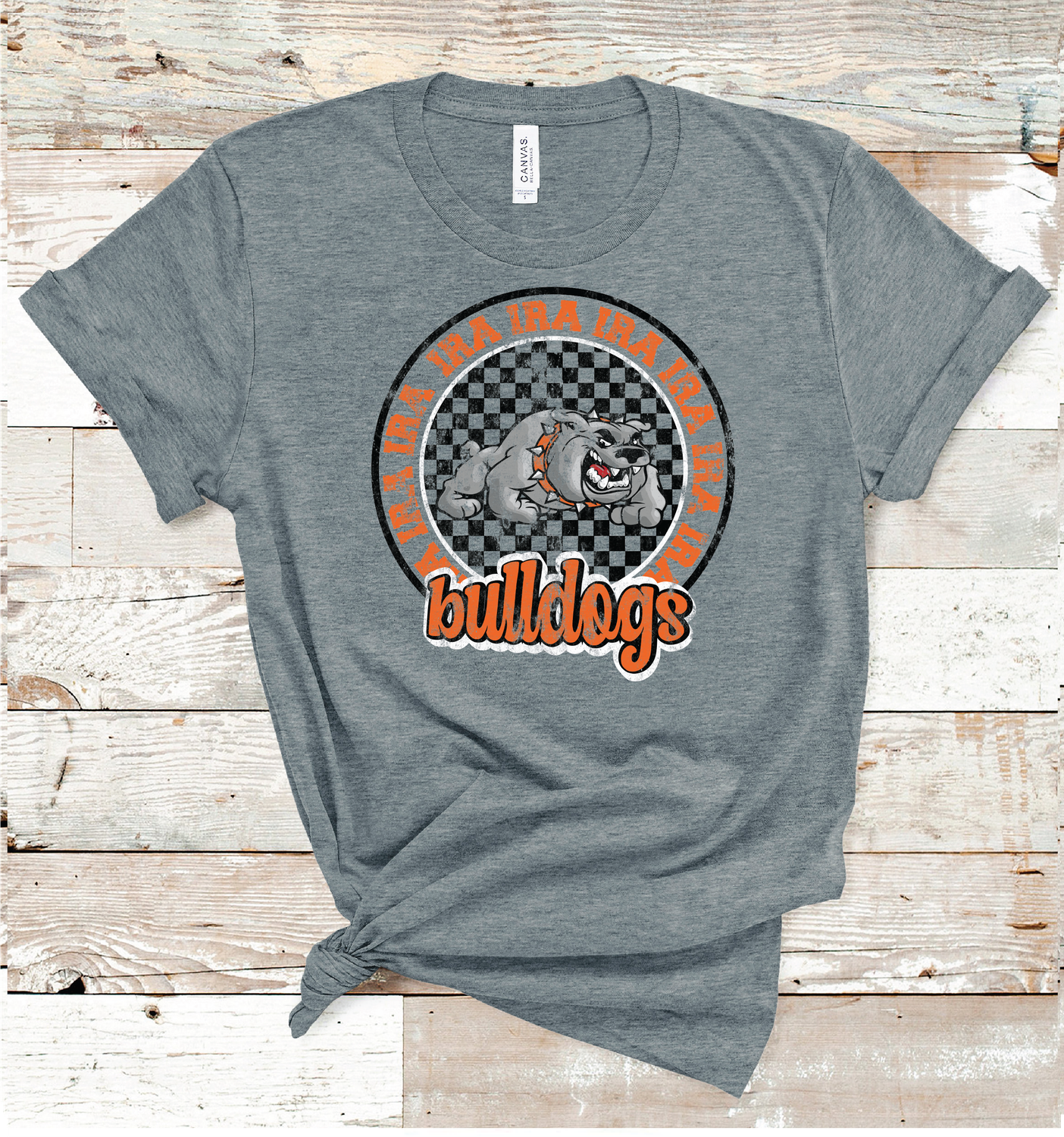 2024 IRA CHECKERED CIRCLE ( DARK GRAY)