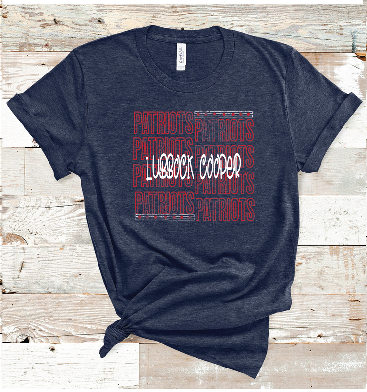 2024 LUBBOCK COOPER PATRIOTS OUTLINE ( HEATHER NAVY)
