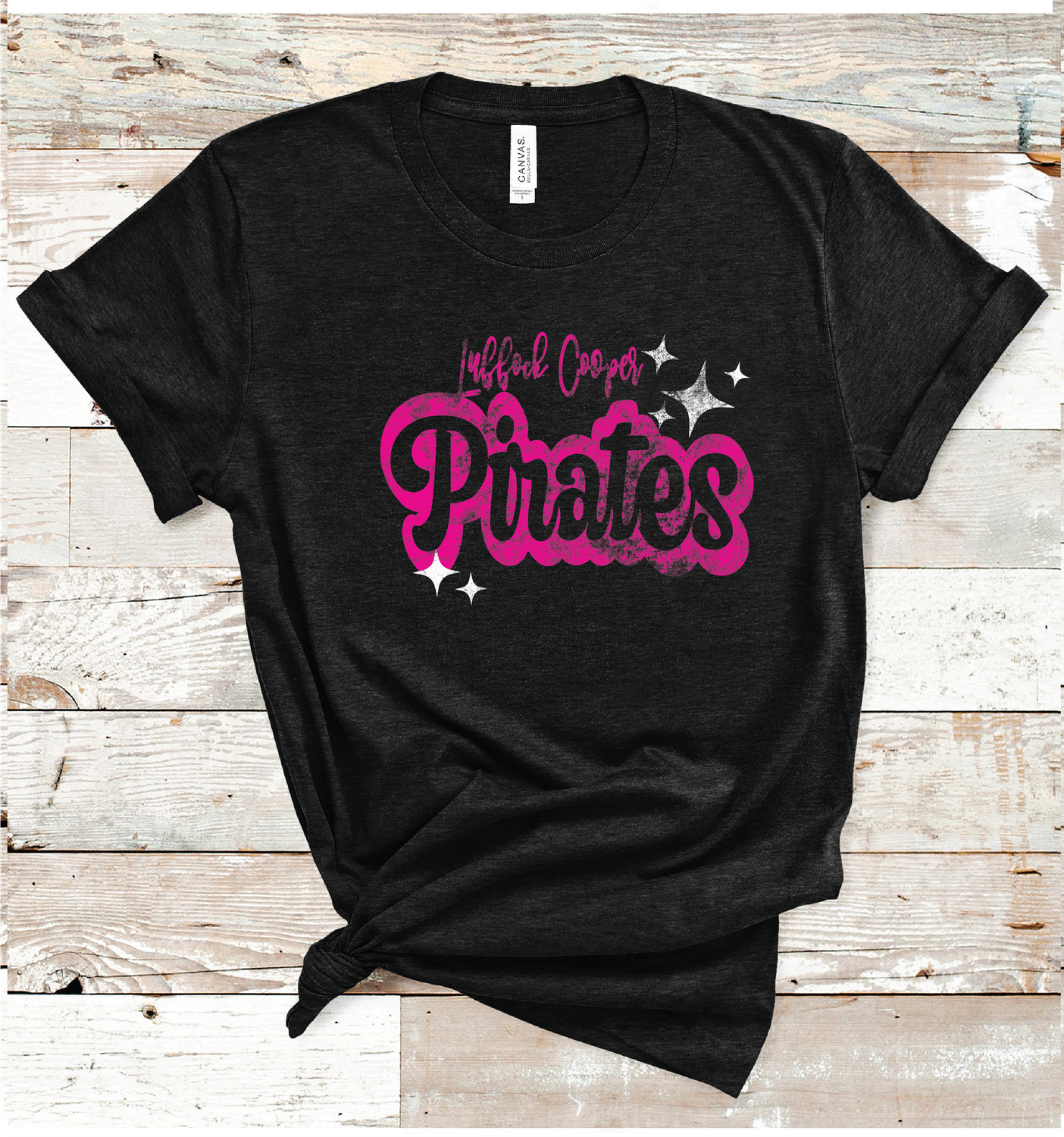 2024 LUBBOCK COOPER PIRATES PINK WORDING ( HEATHER BLACK)