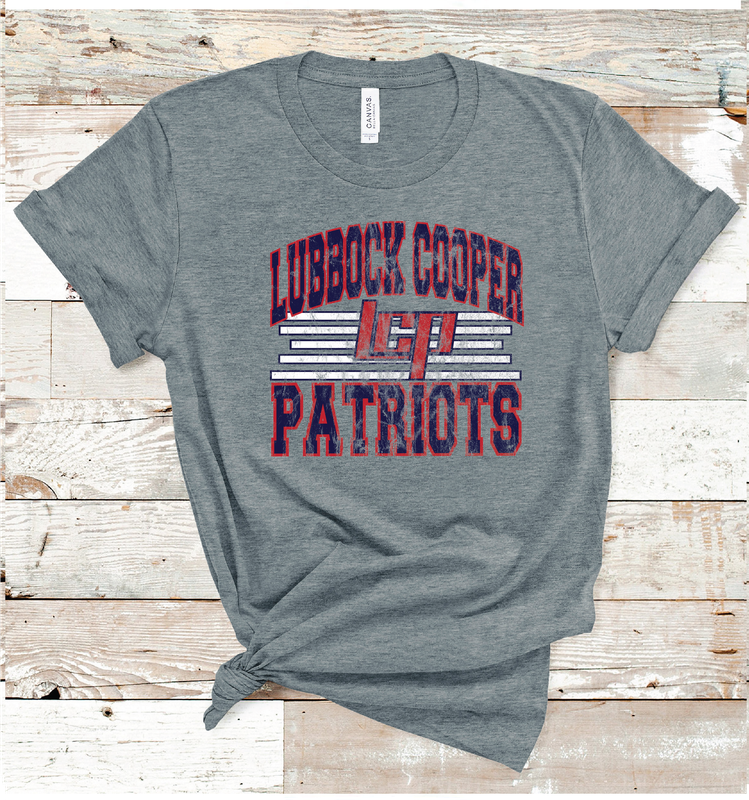 2024 LUBBOCK COOPER PATRIOTS OLD SCHOOL ( DARK GRAY)