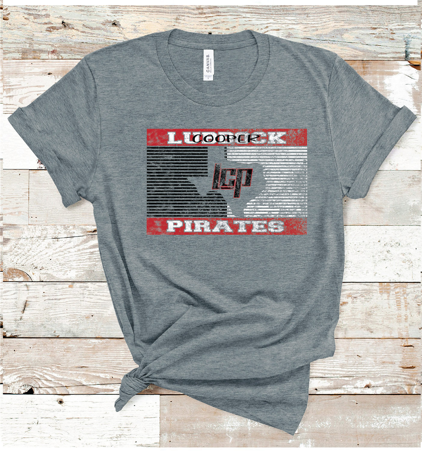 2024 LUBBOCK COOPER PIRATES TX STRIPE ( B D GRAY)