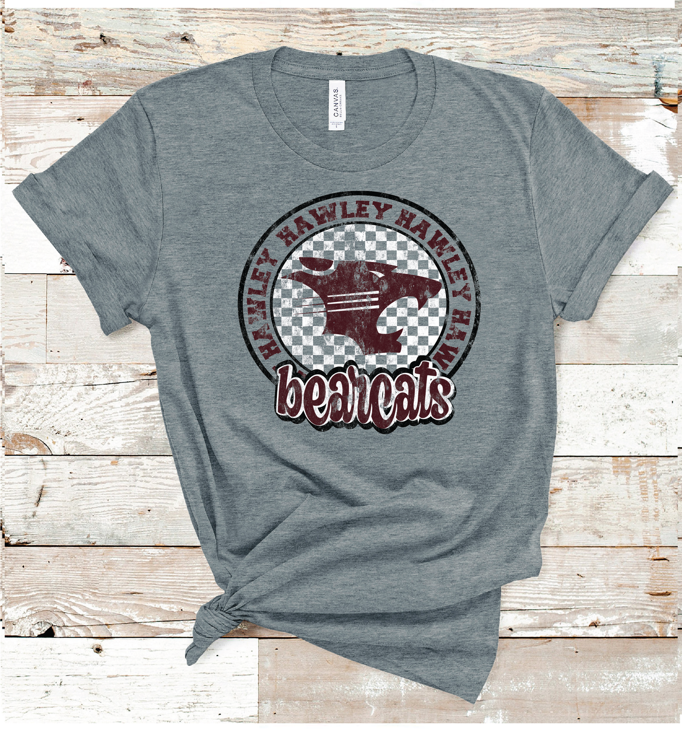 2024 HAWLEY CHECKERED CIRCLE  (DARK GRAY)