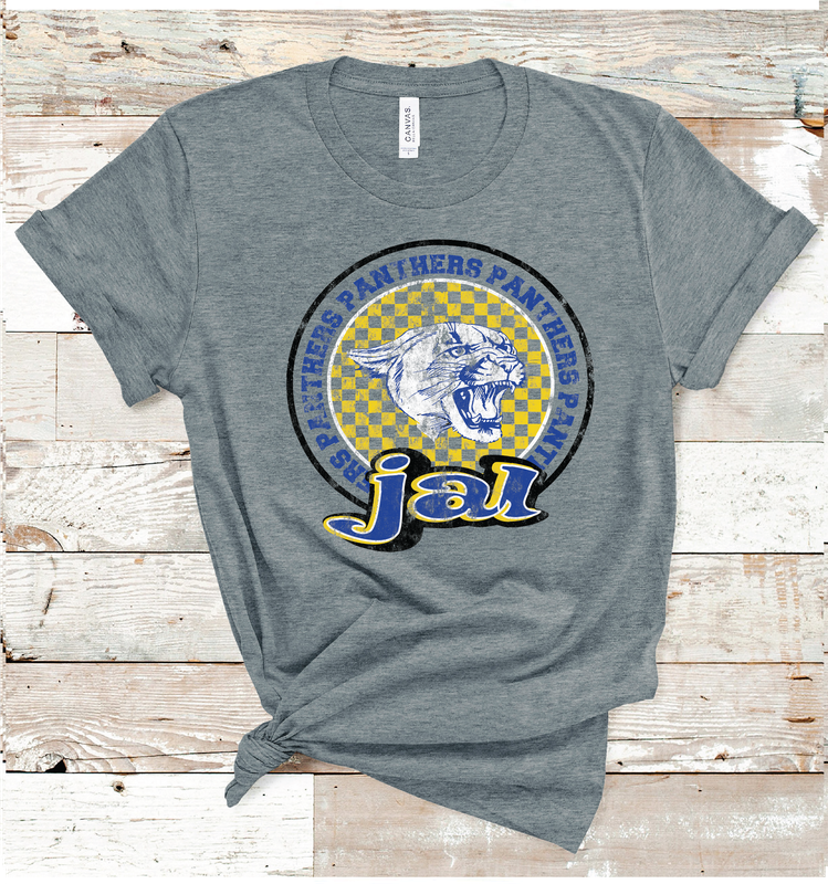 2024 JAL CHECKERED CIRCLE (D GRAY)