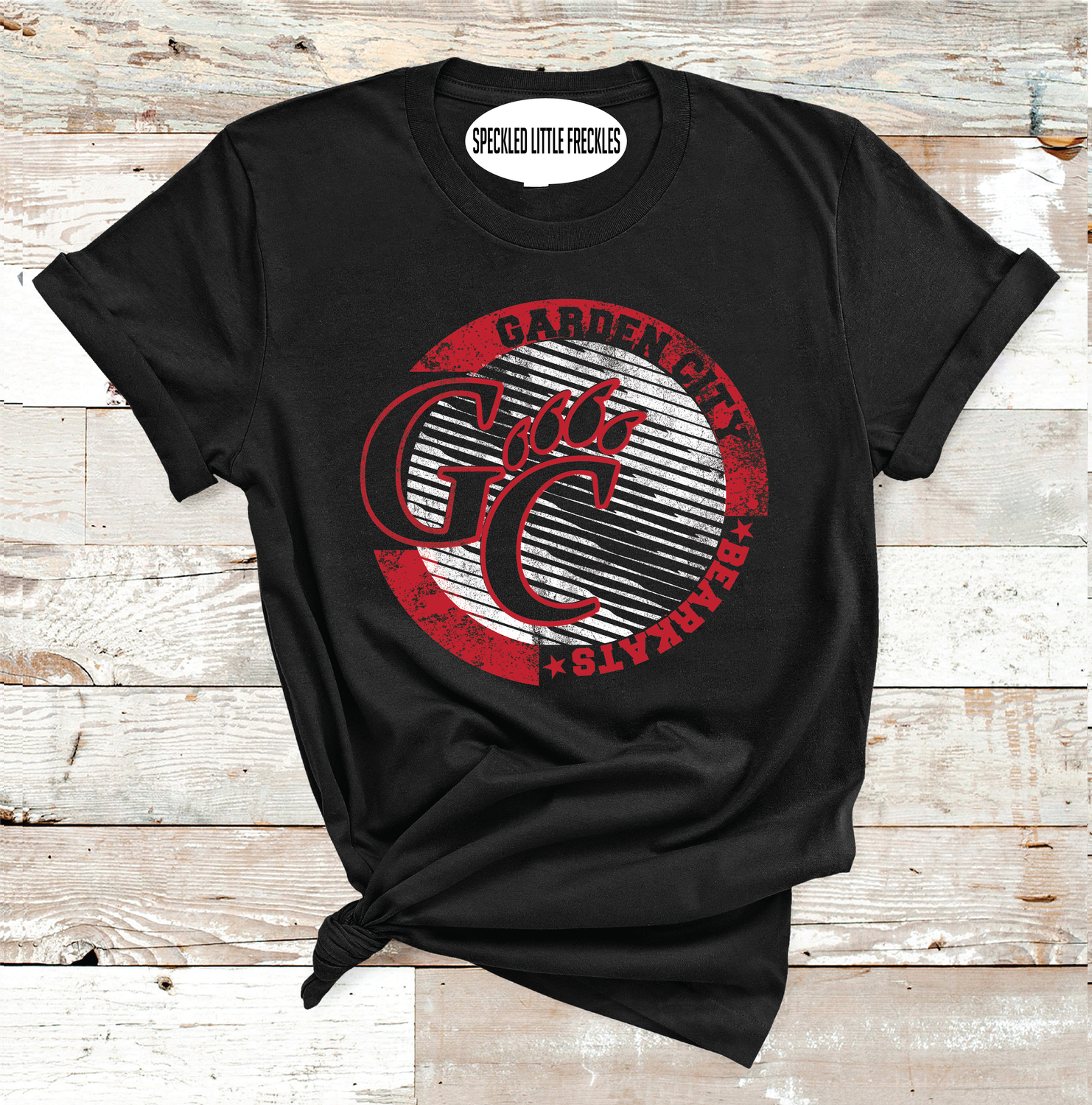 2025 GARDEN CITY STRIPE MASCOT CIRCLE  (HEATHER BLACK)