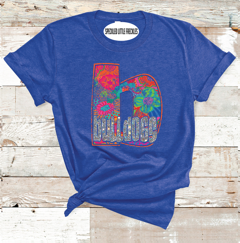 2025 COAHOMA FLORAL LETTER  (HEATHER BLUE)