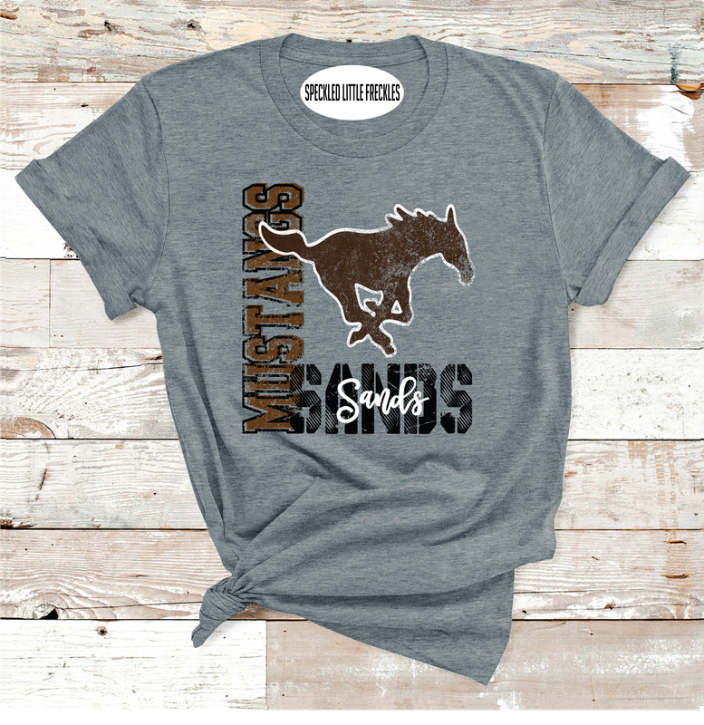 2025 SANDS MUSTANGS VINTAGE  (DARK GRAY)