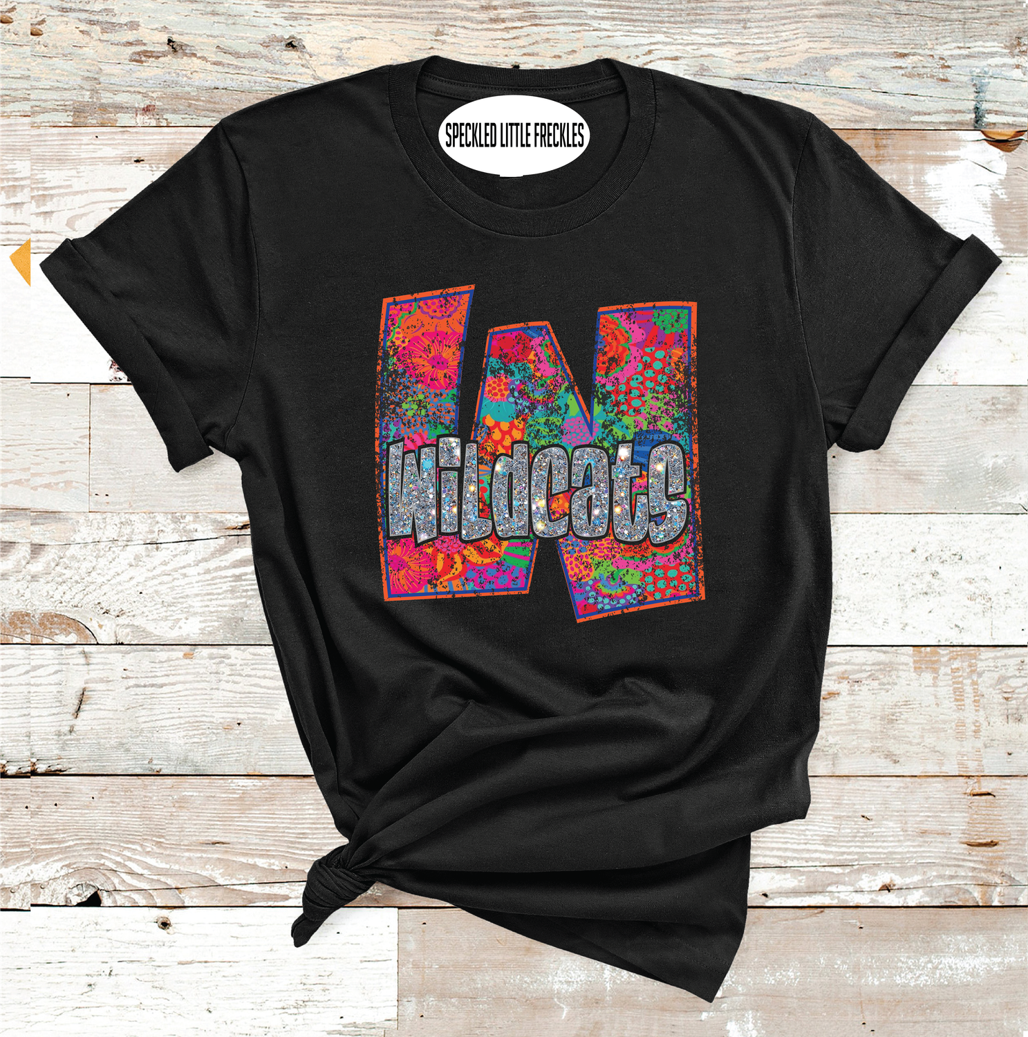 2025 GRADY WILDCATS FLORAL LETTER  (HEATHER BLACK)