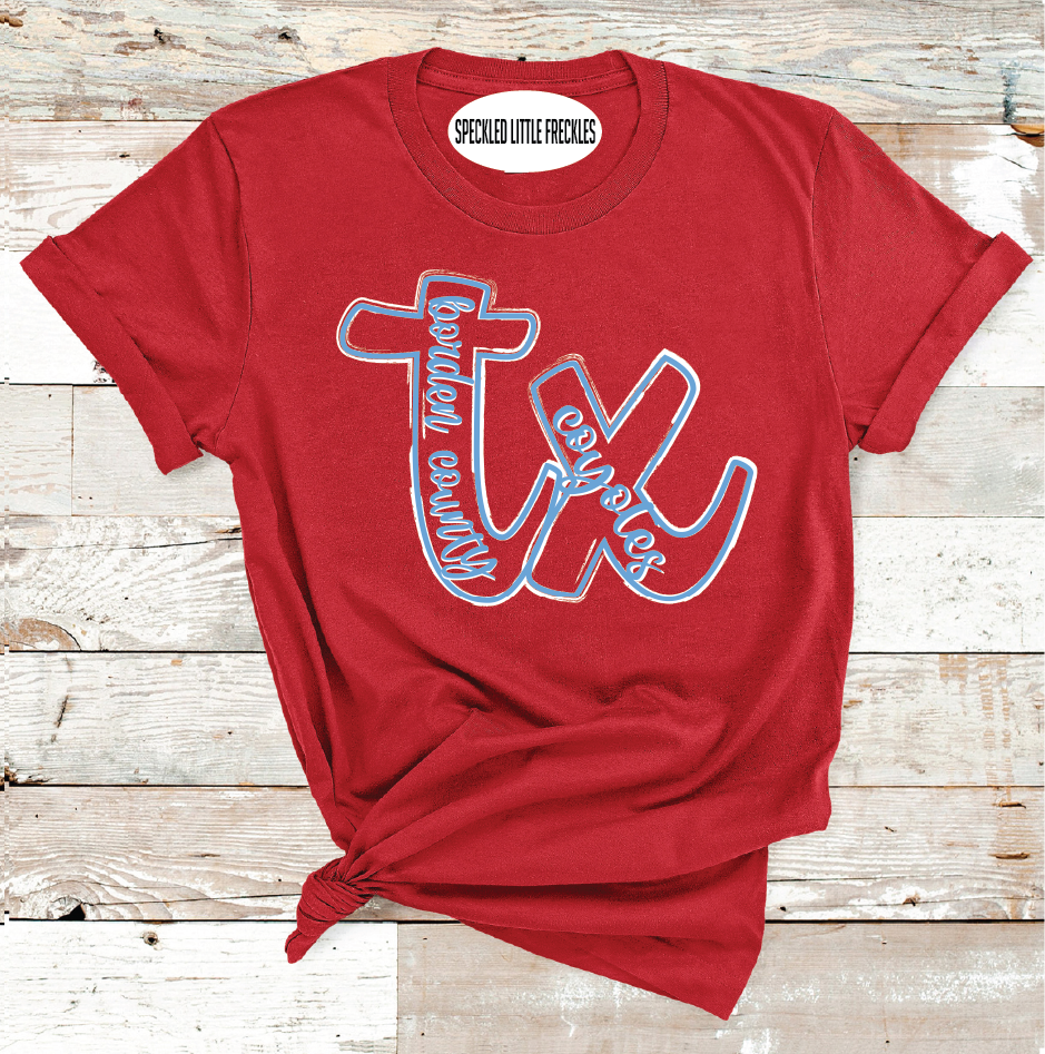 2025 BORDEN COYOTES TX (HEATHER RED)