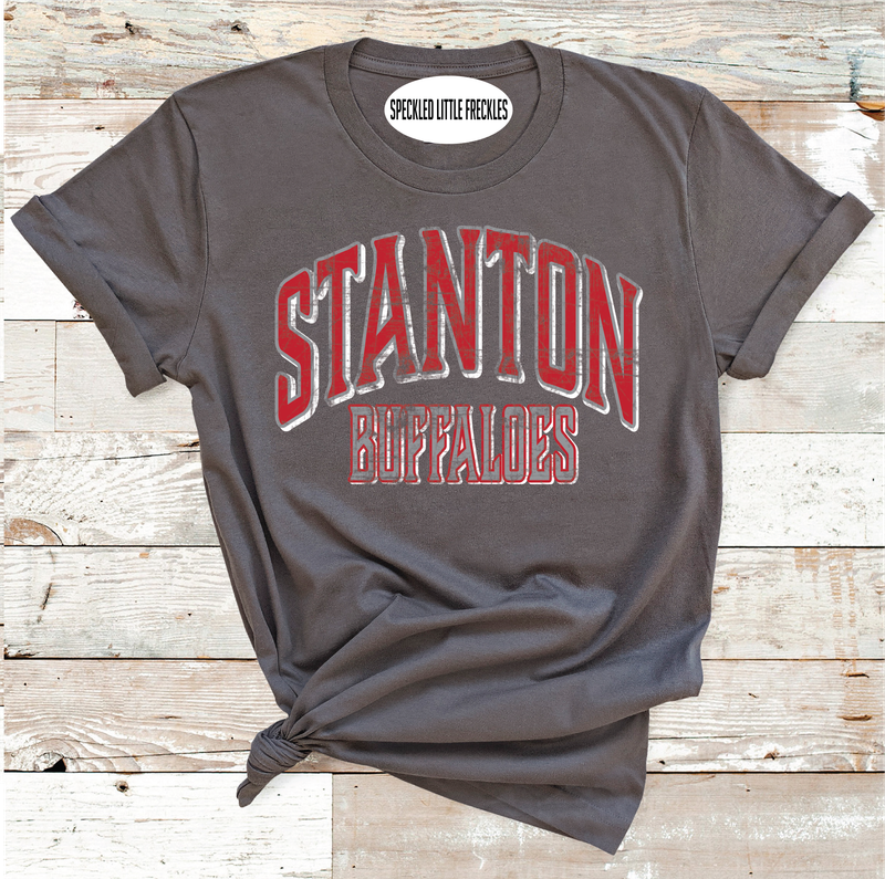 2025 STANTON BUFFALOES SCHOOL COLORS  (CHARCOAL)