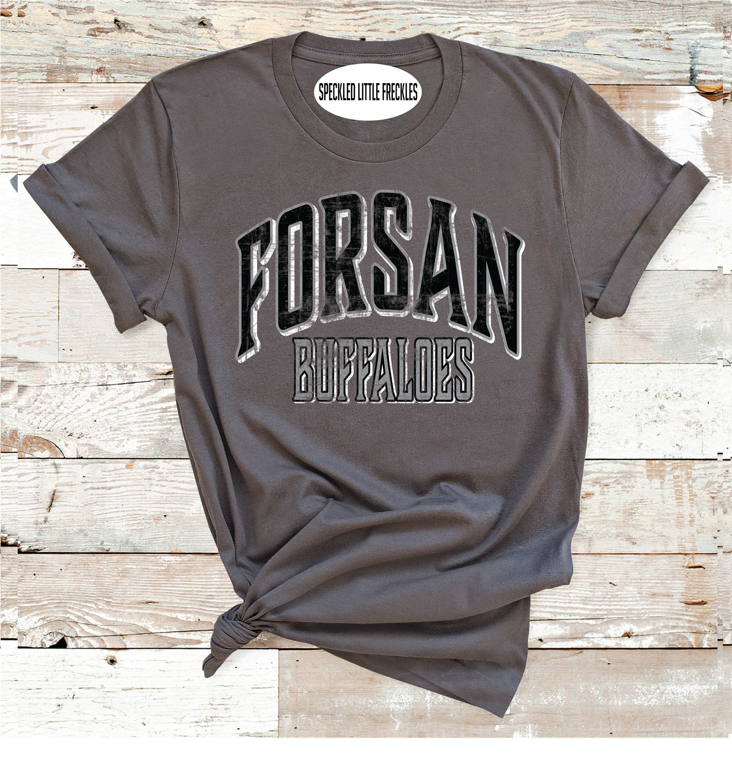 2025 FORSAN BUFFALOES SCHOOL COLORS  (CHARCOAL)
