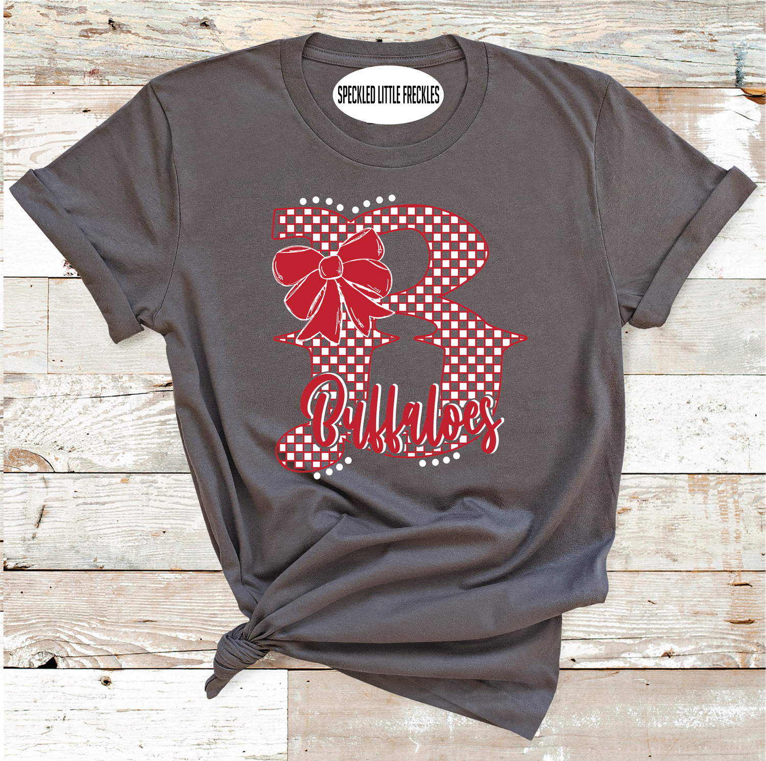 2025 STANTON BUFFALOES BOW LETTER  (CHARCOAL)