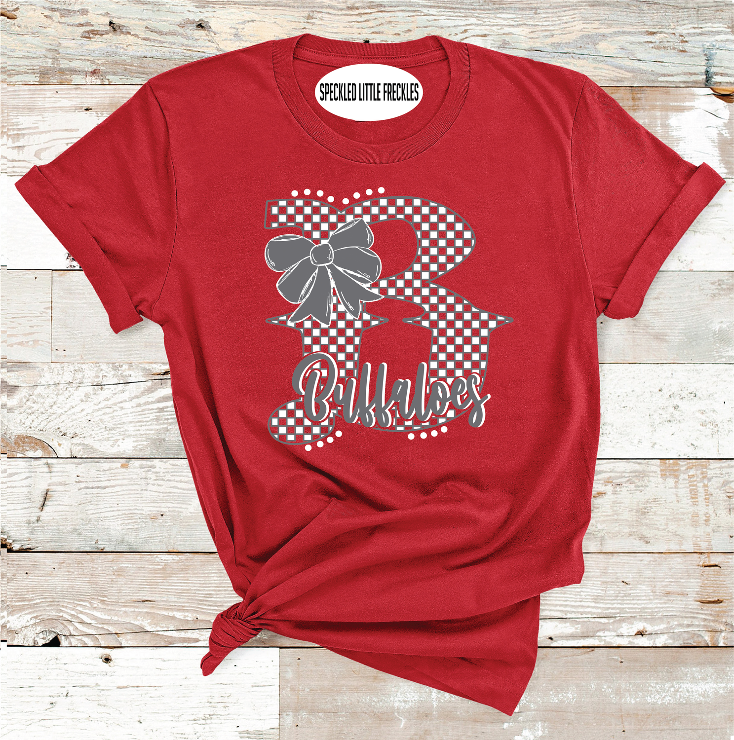 2025 STANTON BUFFALOES BOW LETTER  (HEATHER RED)