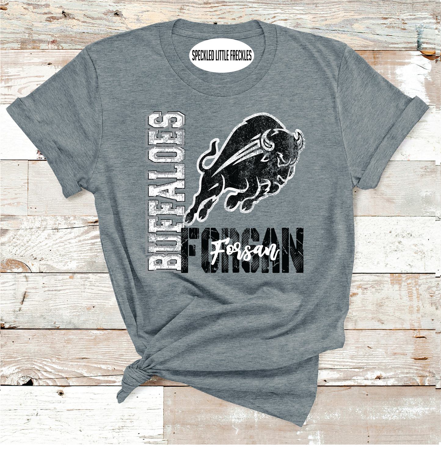 2025 FORSAN BUFFALOES VINTAGE  (DARK GRAY)