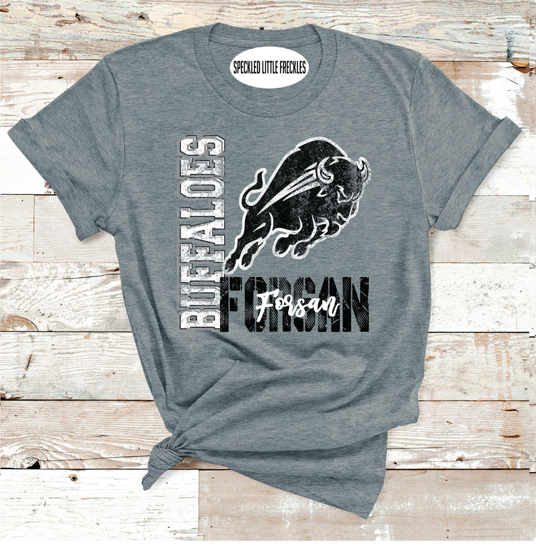 2025 FORSAN BUFFALOES VINTAGE  (DARK GRAY)