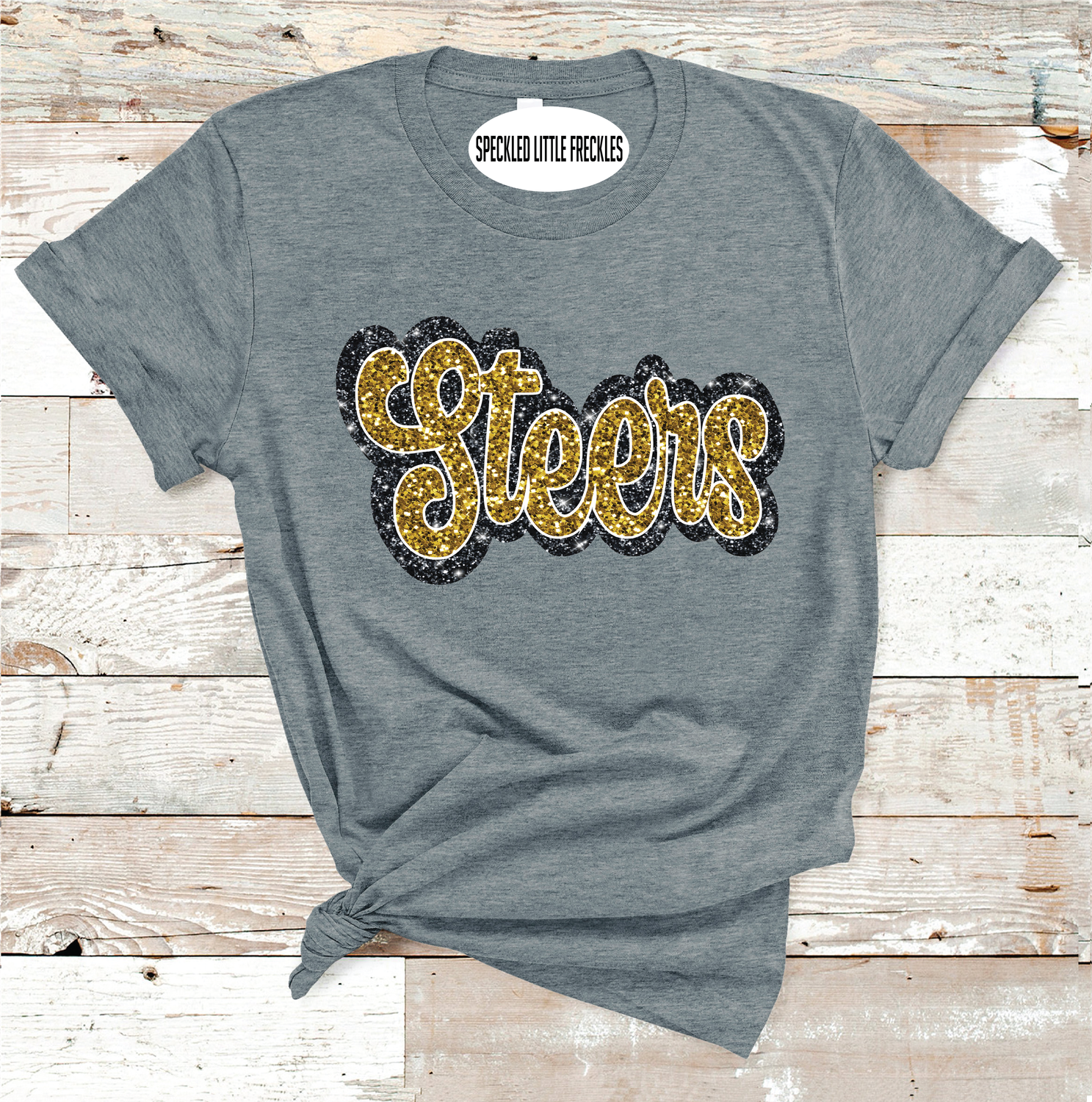 2025 BIG SPRING STEERS FAUX GLITTER  (DARK GRAY)