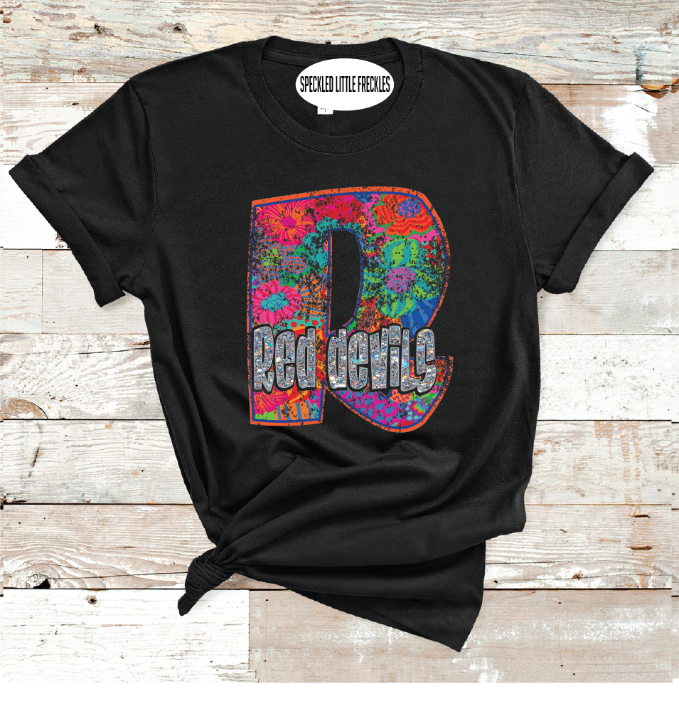 2025 RANKIN FLORAL LETTER  (HEATHER BLACK)
