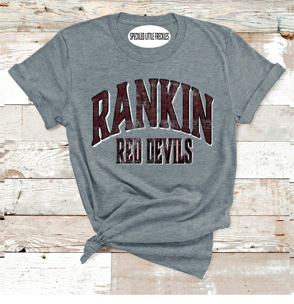 2025 RANKIN SCHOOL COLORS (DARK GRAY)