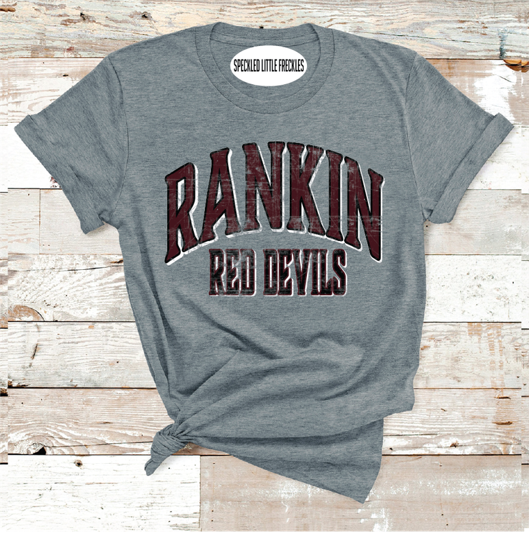 2025 RANKIN SCHOOL COLORS (DARK GRAY)