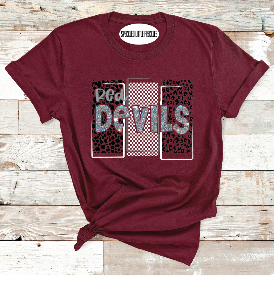 2025 RANKIN RED DEVILS SQUARED  (MAROON)