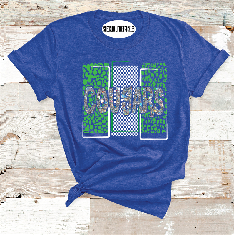 2025 COMPASS COUGARS SQUARED  (HEATHER BLUE)