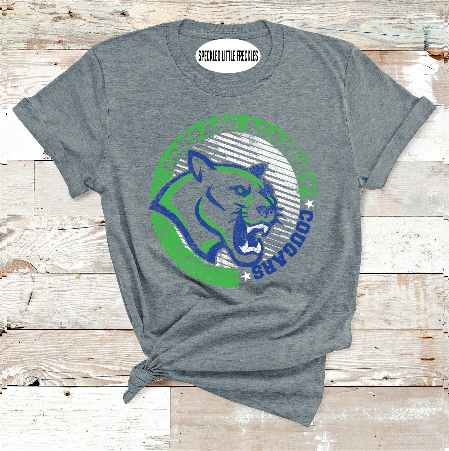 2025 COMPASS COUGARS STRIPE CIRCLE (DARK GRAY)
