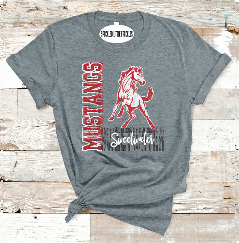 2025 SWEETWATER MUSTANGS VINTAGE  (DARK GRAY)