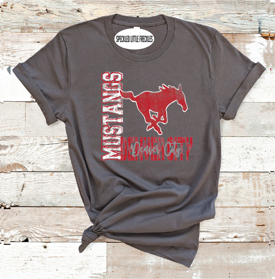 2025 DENVER CITY MUSTANGS VINTAGE (CHARCOAL)