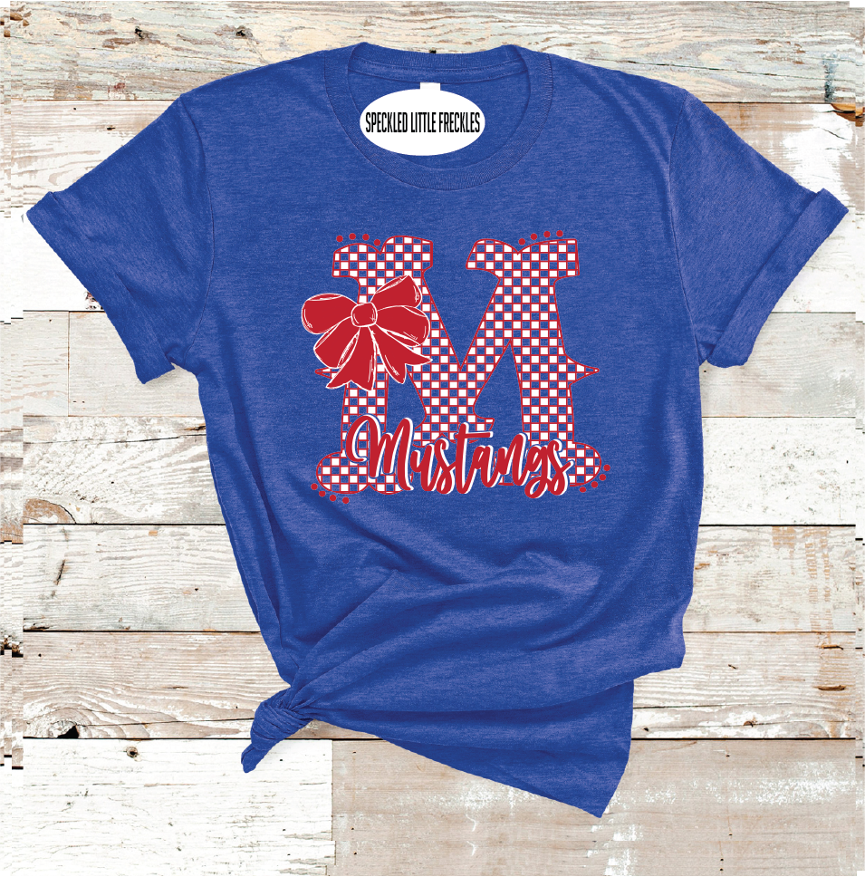 2025 MIDLAND CHRISTIAN BOW LETTER (HEATHER BLUE)