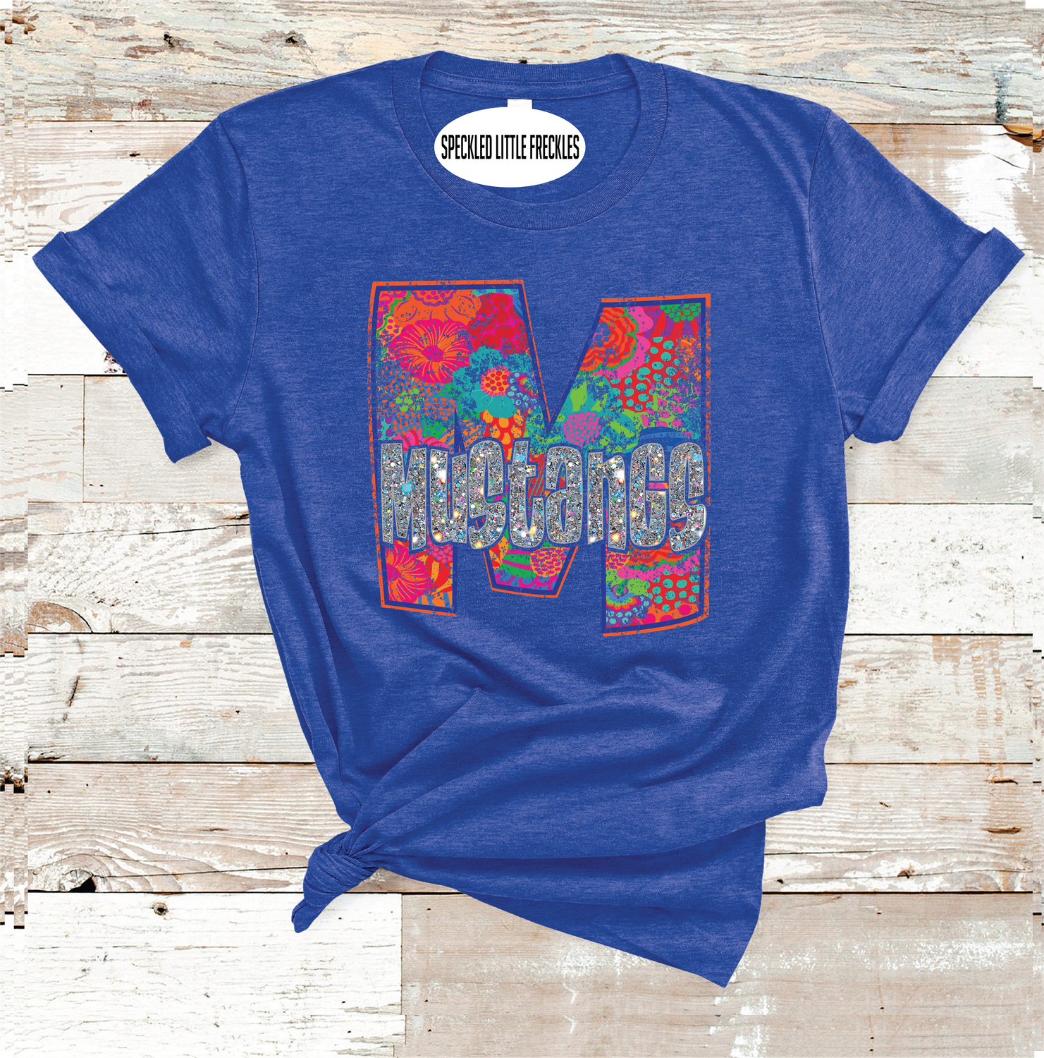 2025 MIDLAND CHRISTIAN FLORAL LETTER  (HEATHER BLUE OR  BLACK)
