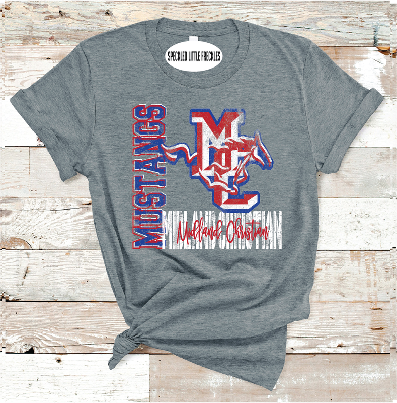 2025 MIDLAND CHRISTIAN VINTAGE  (DARK GRAY)