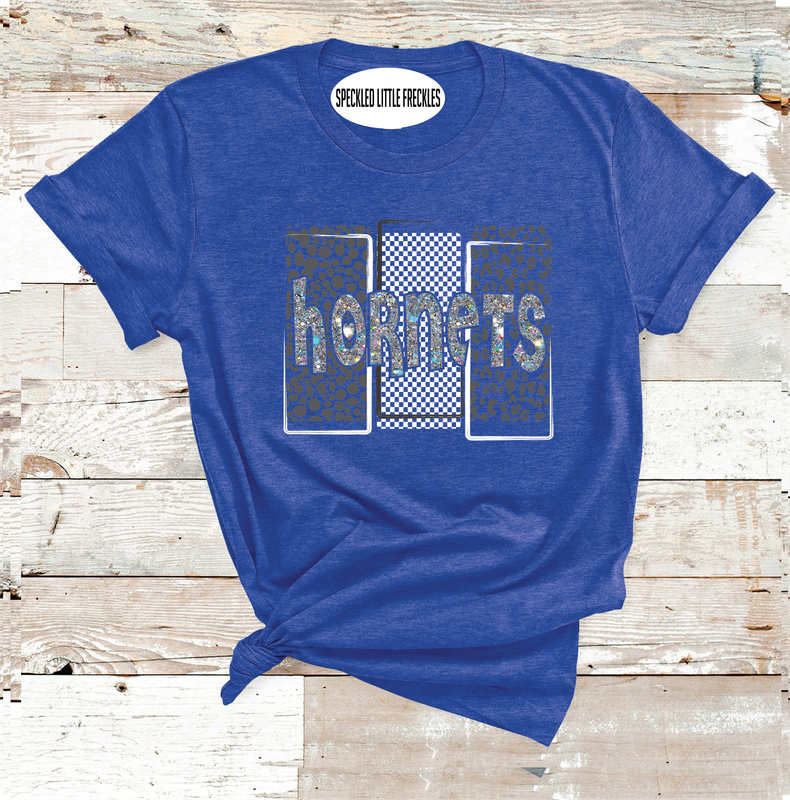 2025 HIGHLAND HORNETS SQUARED  (HEATHER BLUE)