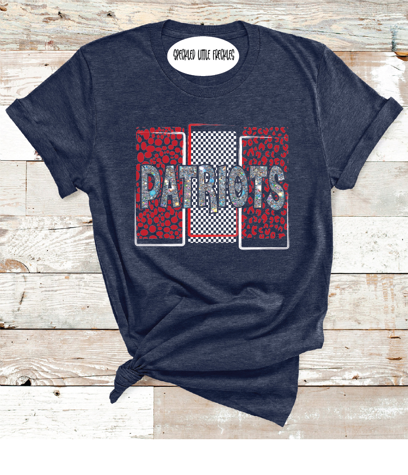 2025 LUBBOCK COOPER PATRIOTS SQUARED  (HEATHER NAVY)