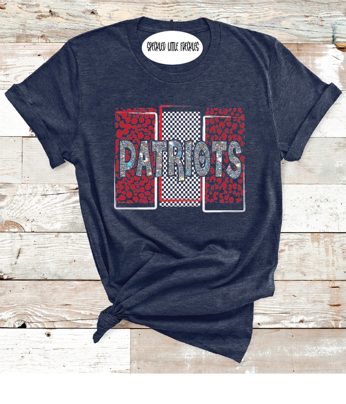 2025 LUBBOCK COOPER PATRIOTS SQUARED  (HEATHER NAVY)