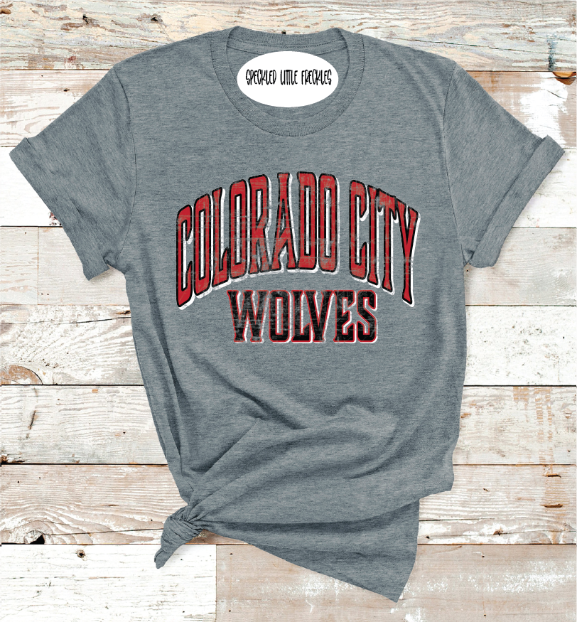 2025 COLORADO CITY SCHOOL COLORS (DARK GRAY)