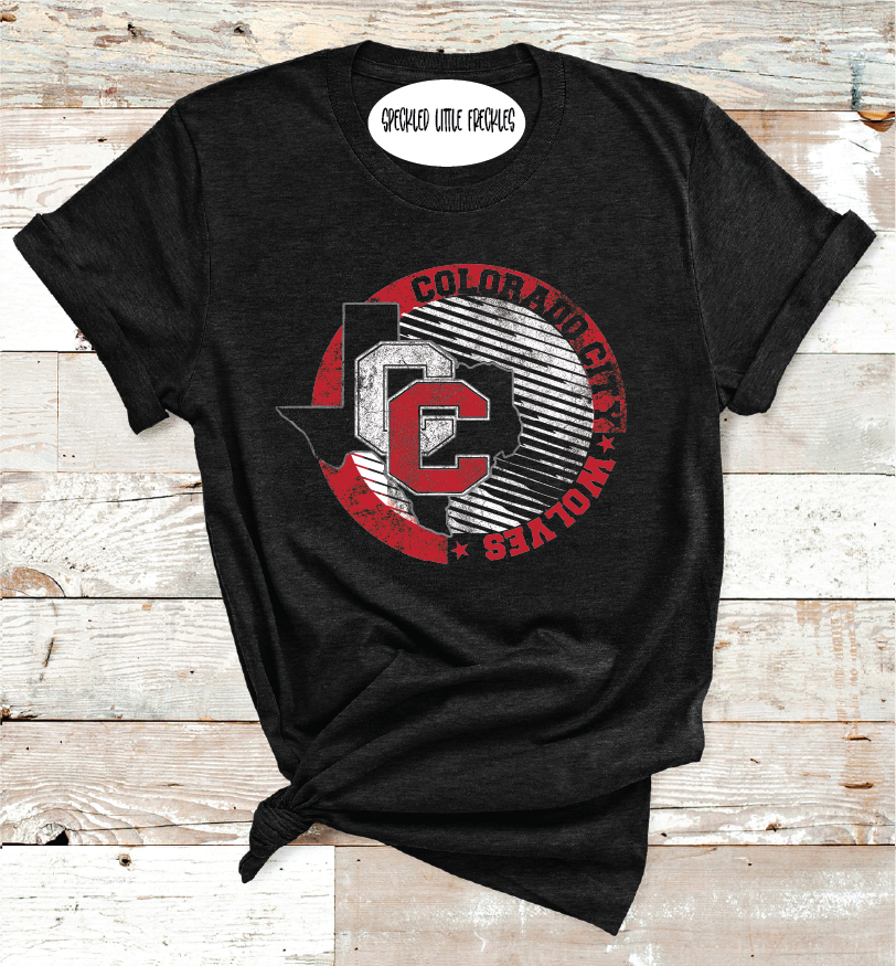 2025 COLORADO CITY STRIPE CIRCLE (HEATHER BLACK)
