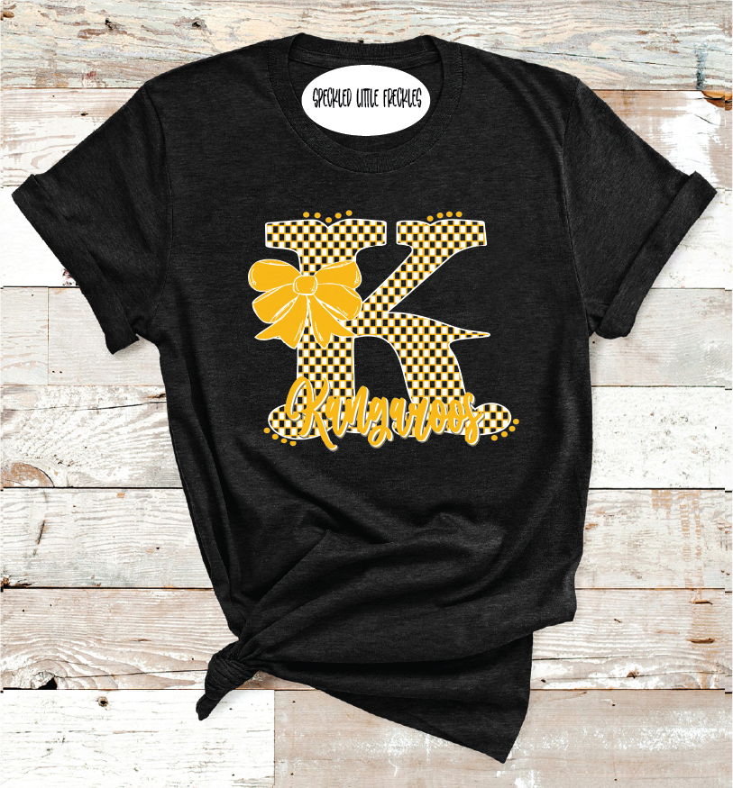 2025 KRESS BOW LETTER (HEATHER BLACK)