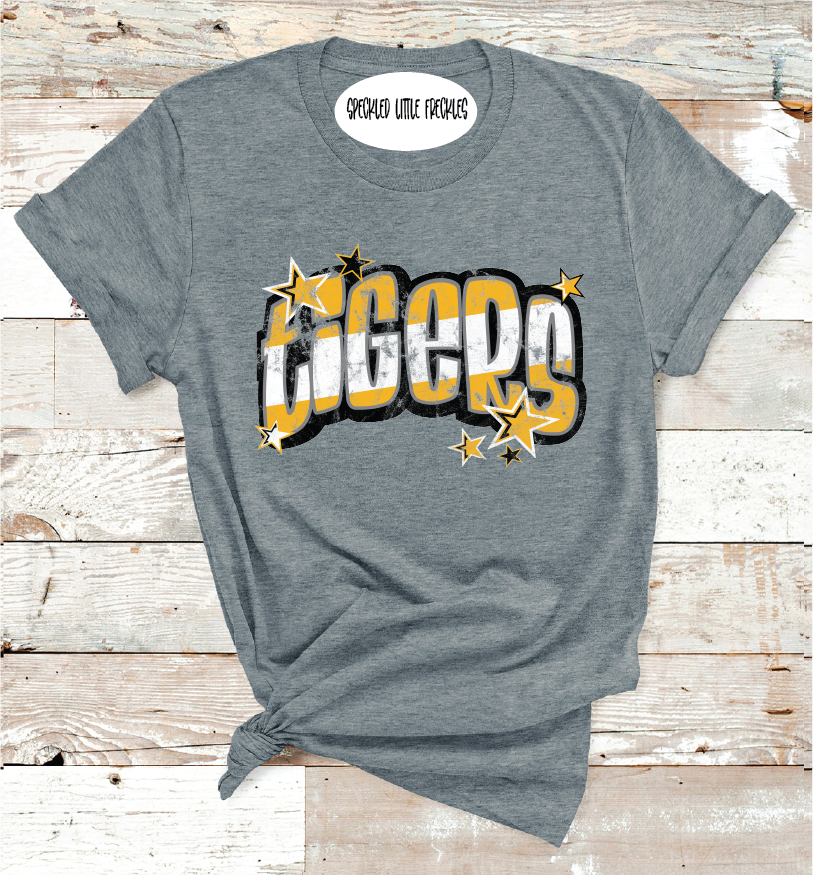 2025 SNYDER TIGERS CHARMED  (DARK GRAY)