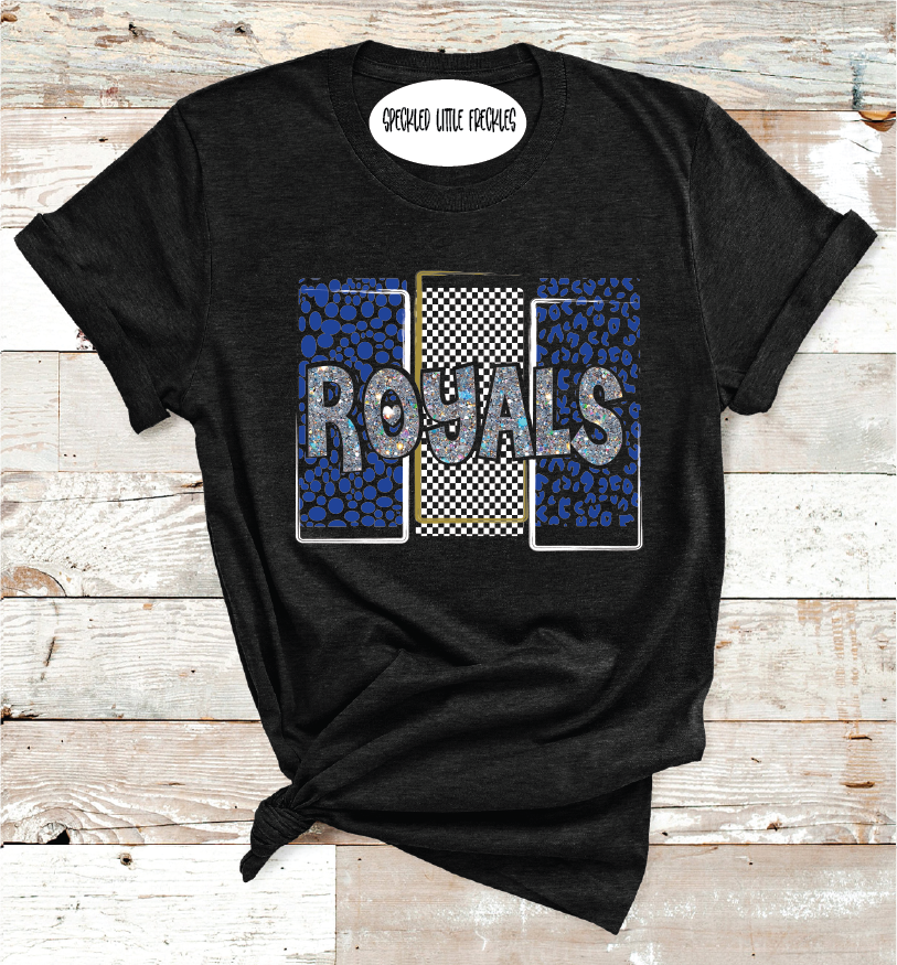 2025 RUNNELS ROYALS SQUARED  (HEATHER BLACK)