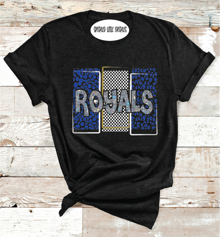 2025 RUNNELS ROYALS SQUARED  (HEATHER BLACK)