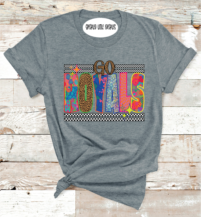 2025 RUNNELS GO GROOVY ROYALS  (DARK GRAY)