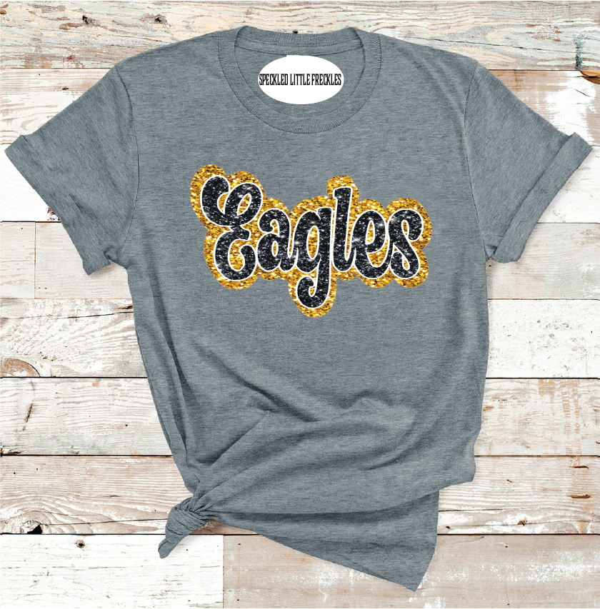 2025 O&#39;DONNELL EAGLES FAUX GLITTER (DARK GRAY)
