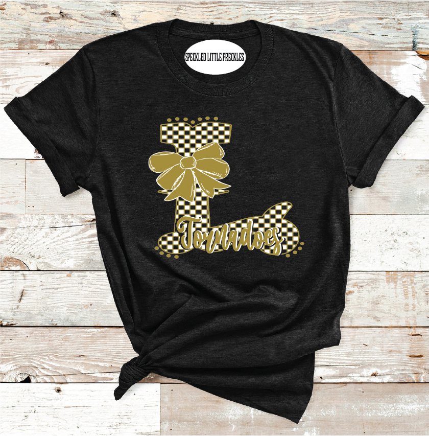 2025 LAMESA TORNADOES BOW LETTER  (HEATHER BLACK)