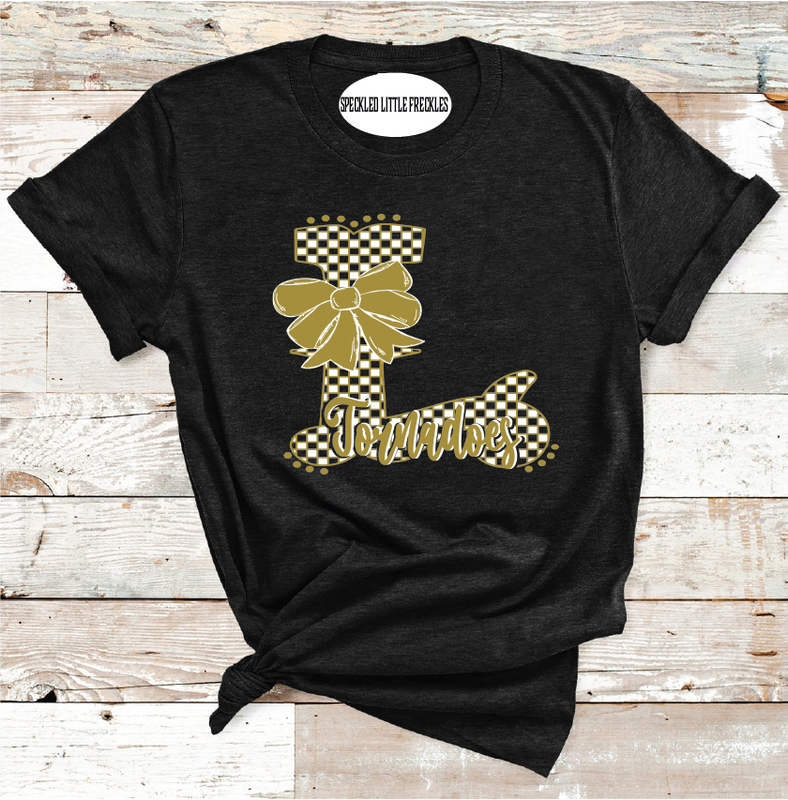 2025 LAMESA TORNADOES BOW LETTER  (HEATHER BLACK)