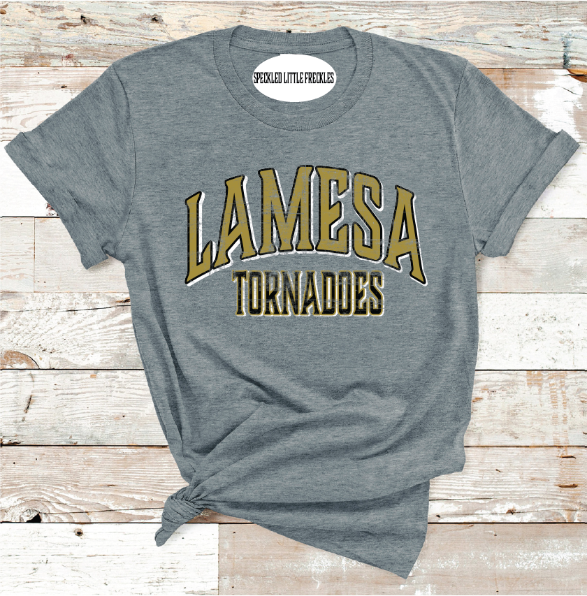 2025 LAMESA TORNADOES SCHOOL COLORS (DARK GRAY)