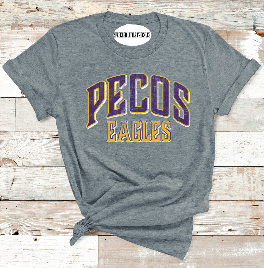 2025 PECOS SCHOOL COLORS  (DARK GRAY)