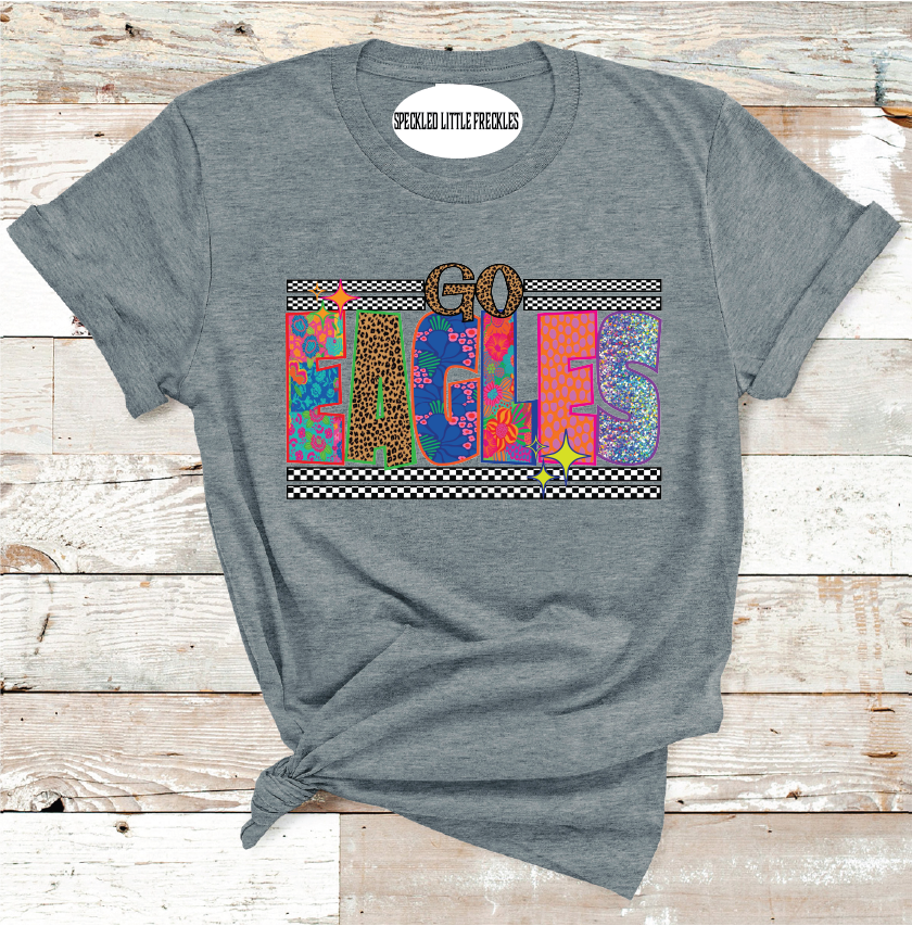 2025 ROPESVILLE GO GROOVY EAGLES  (DARK GRAY)